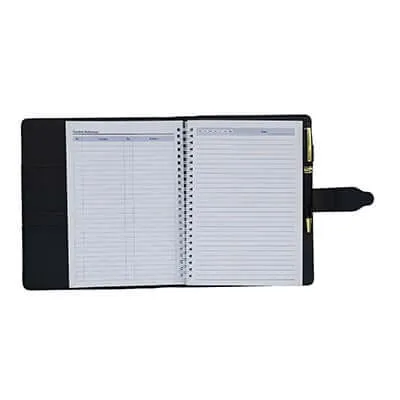 A5 Band Folder with Wire-O Notebook