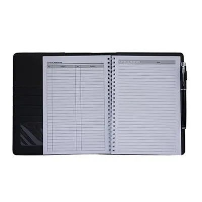 A5 Wave Folder with Wire-O Notebook