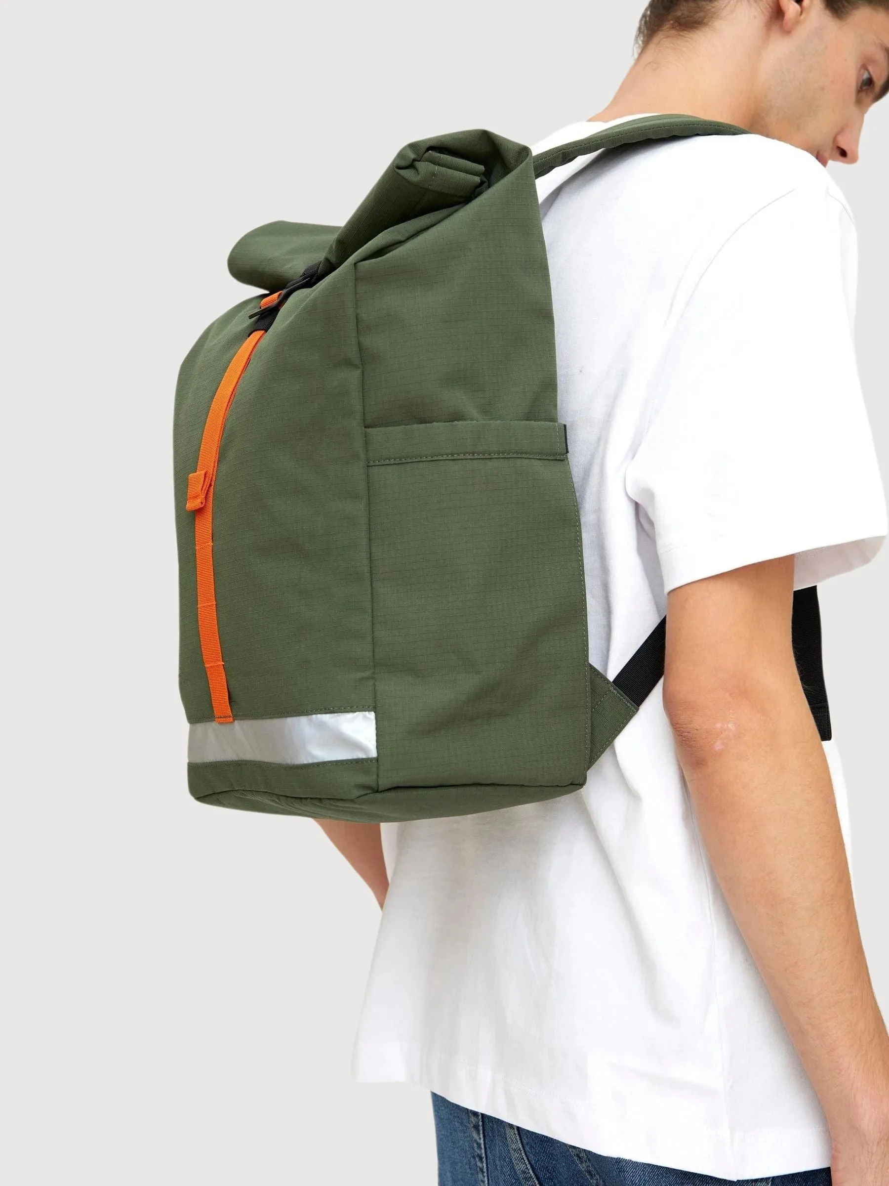 Backpack Lars Roll Ripstop Green | Lefrik