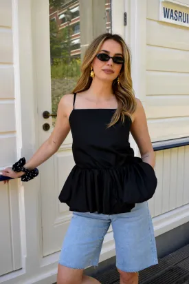 Balloon top - Zwart