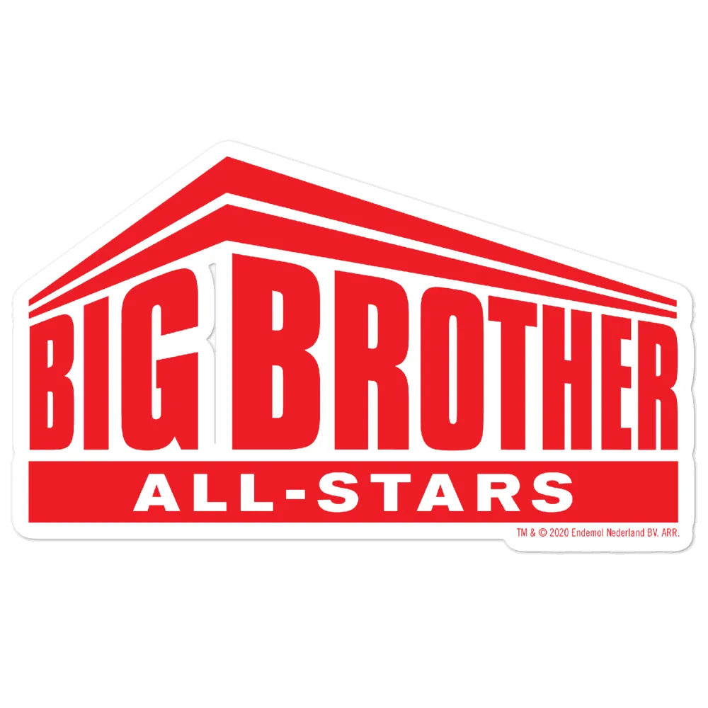 Big Brother All Stars Logo Die Cut Sticker