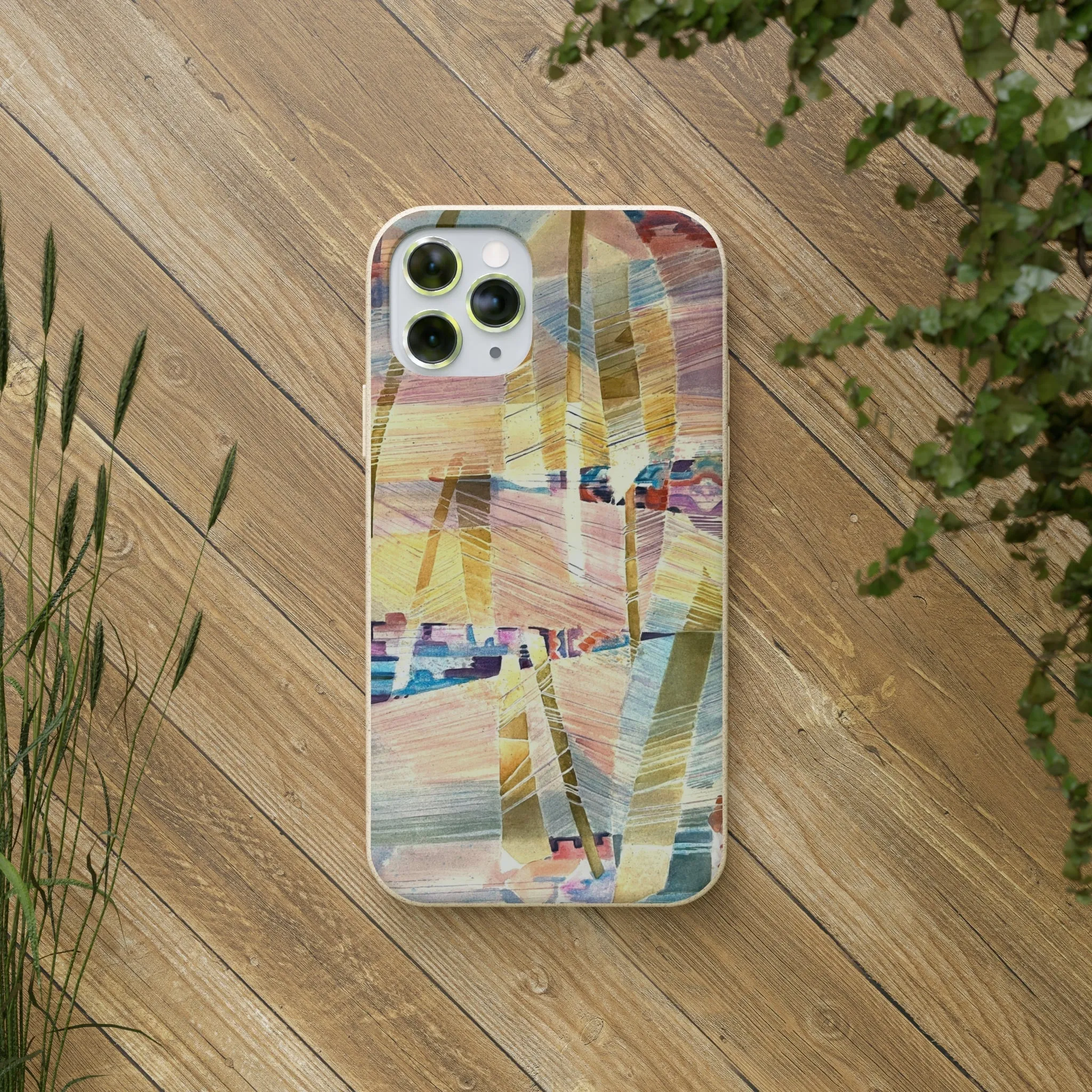 Biodegradable Phone Case with 'Loom Series' Abstract Original Artwork by Barbara Cleary