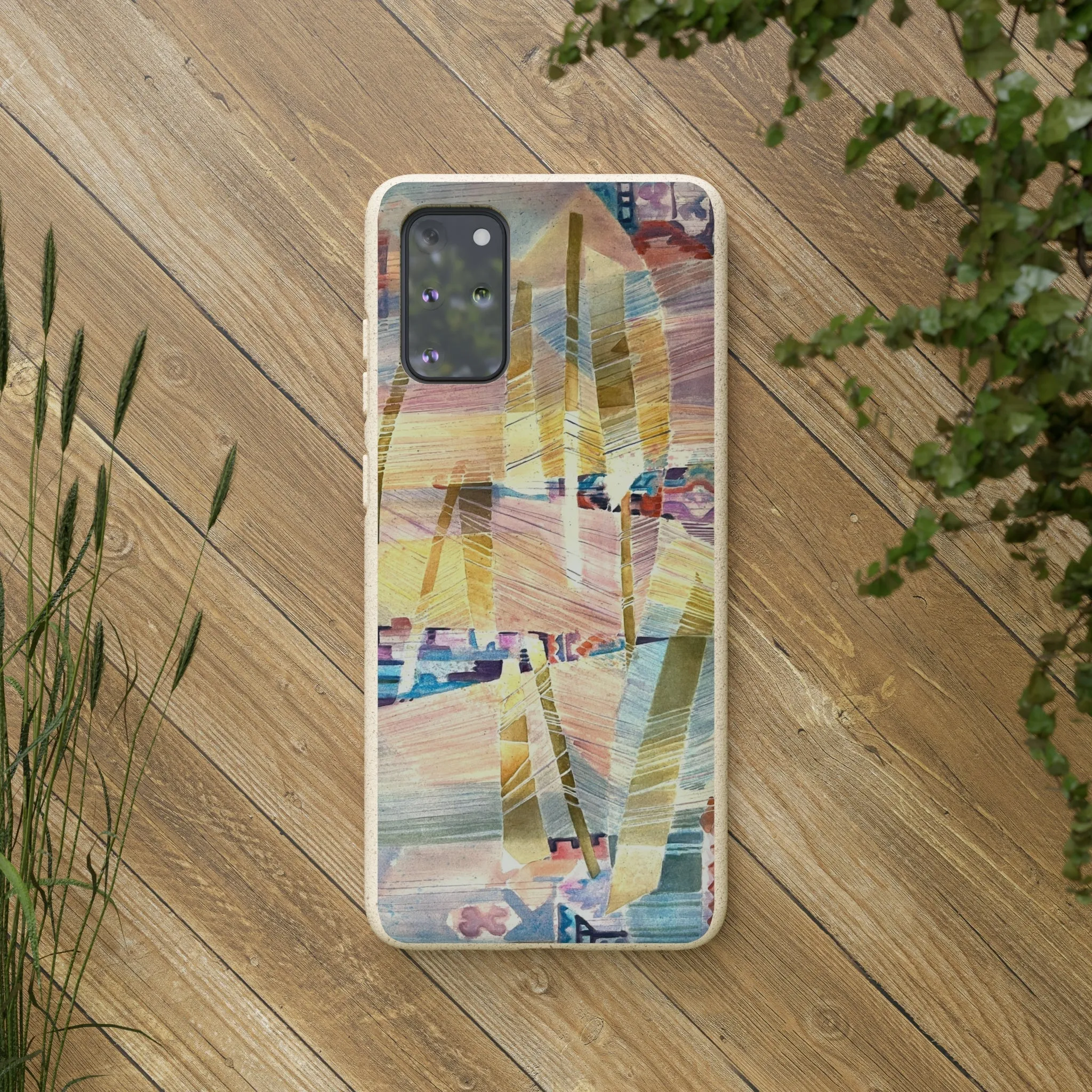 Biodegradable Phone Case with 'Loom Series' Abstract Original Artwork by Barbara Cleary