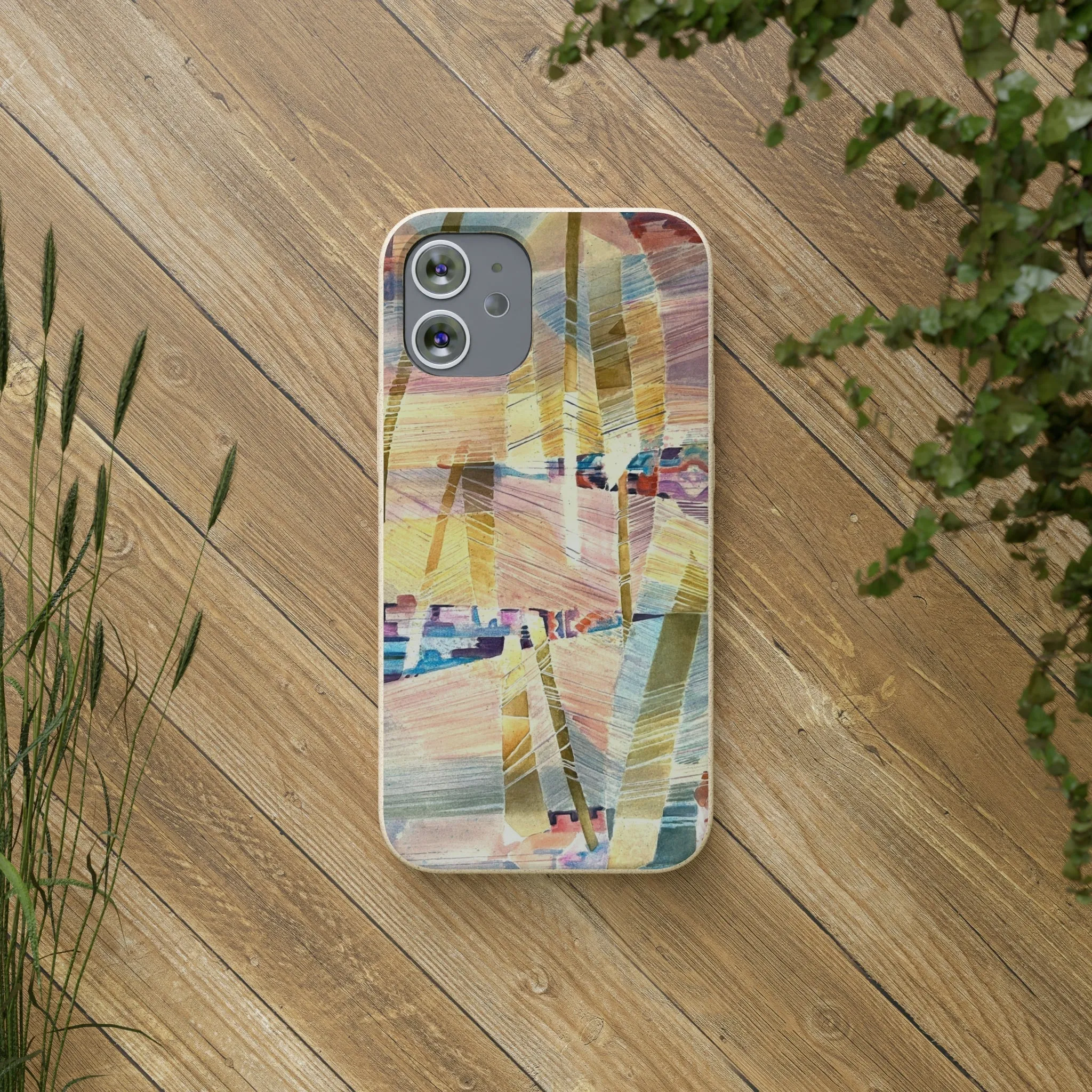 Biodegradable Phone Case with 'Loom Series' Abstract Original Artwork by Barbara Cleary