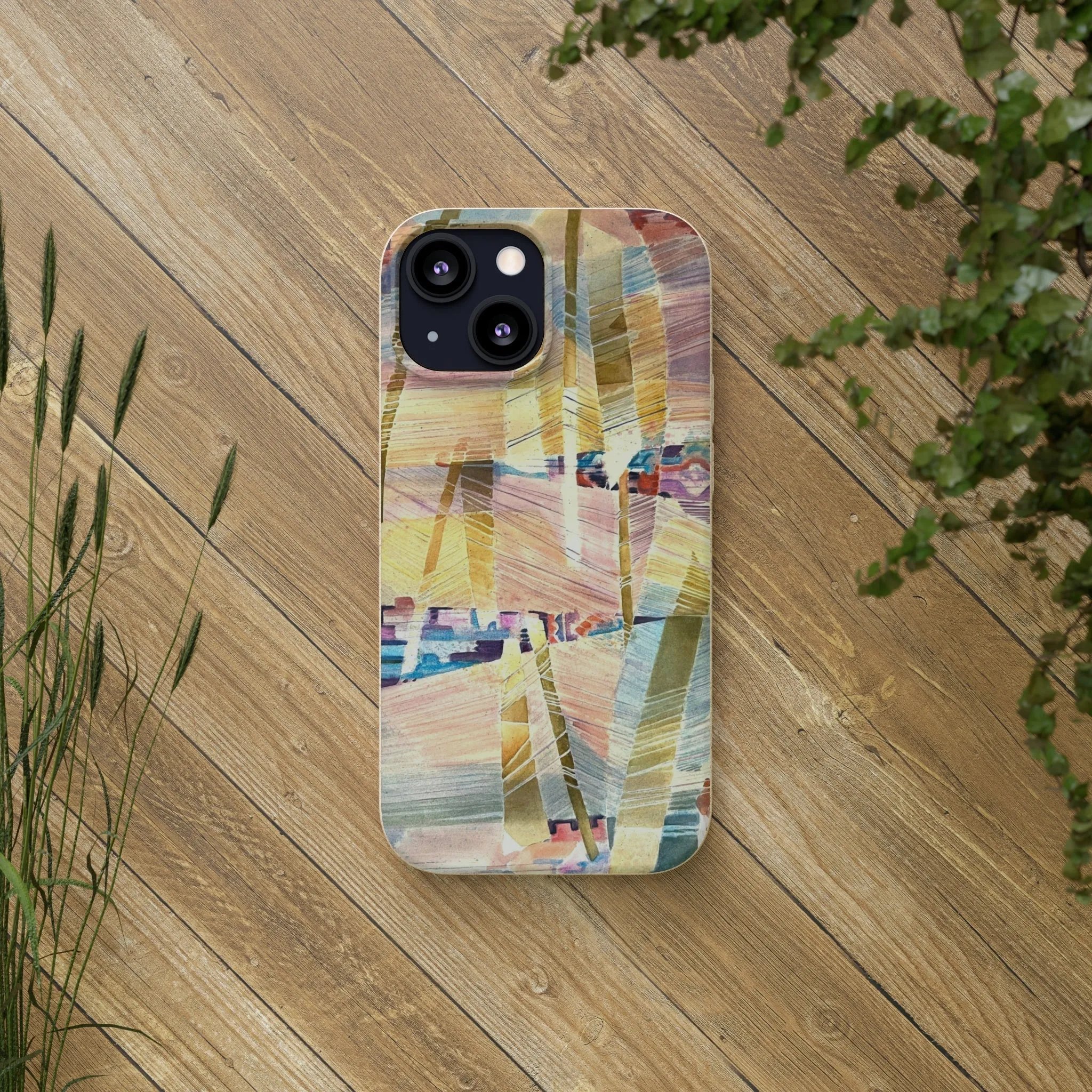 Biodegradable Phone Case with 'Loom Series' Abstract Original Artwork by Barbara Cleary