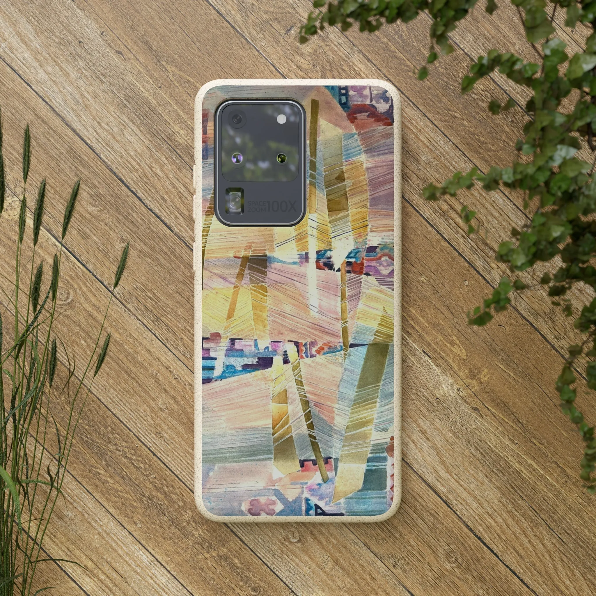 Biodegradable Phone Case with 'Loom Series' Abstract Original Artwork by Barbara Cleary