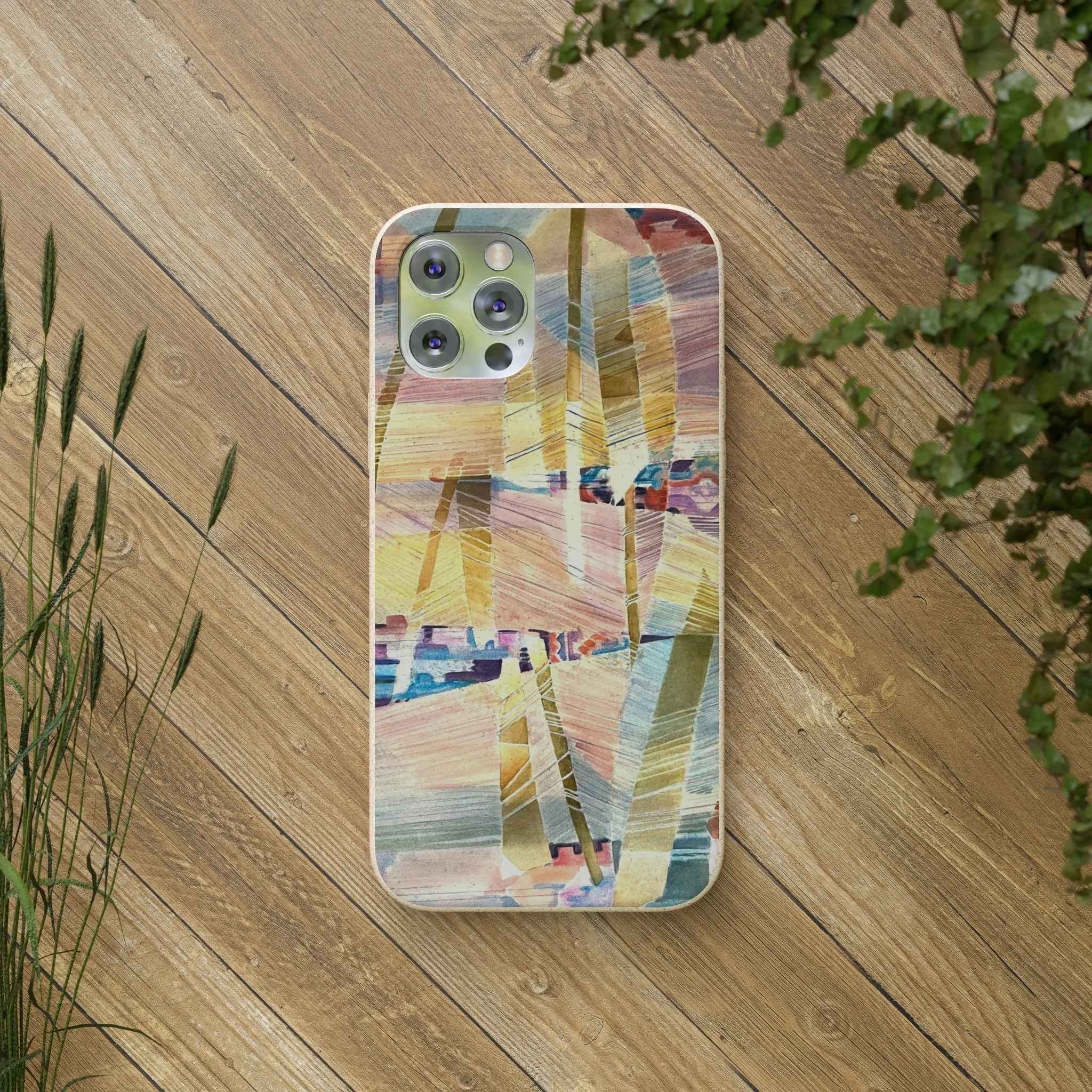 Biodegradable Phone Case with 'Loom Series' Abstract Original Artwork by Barbara Cleary