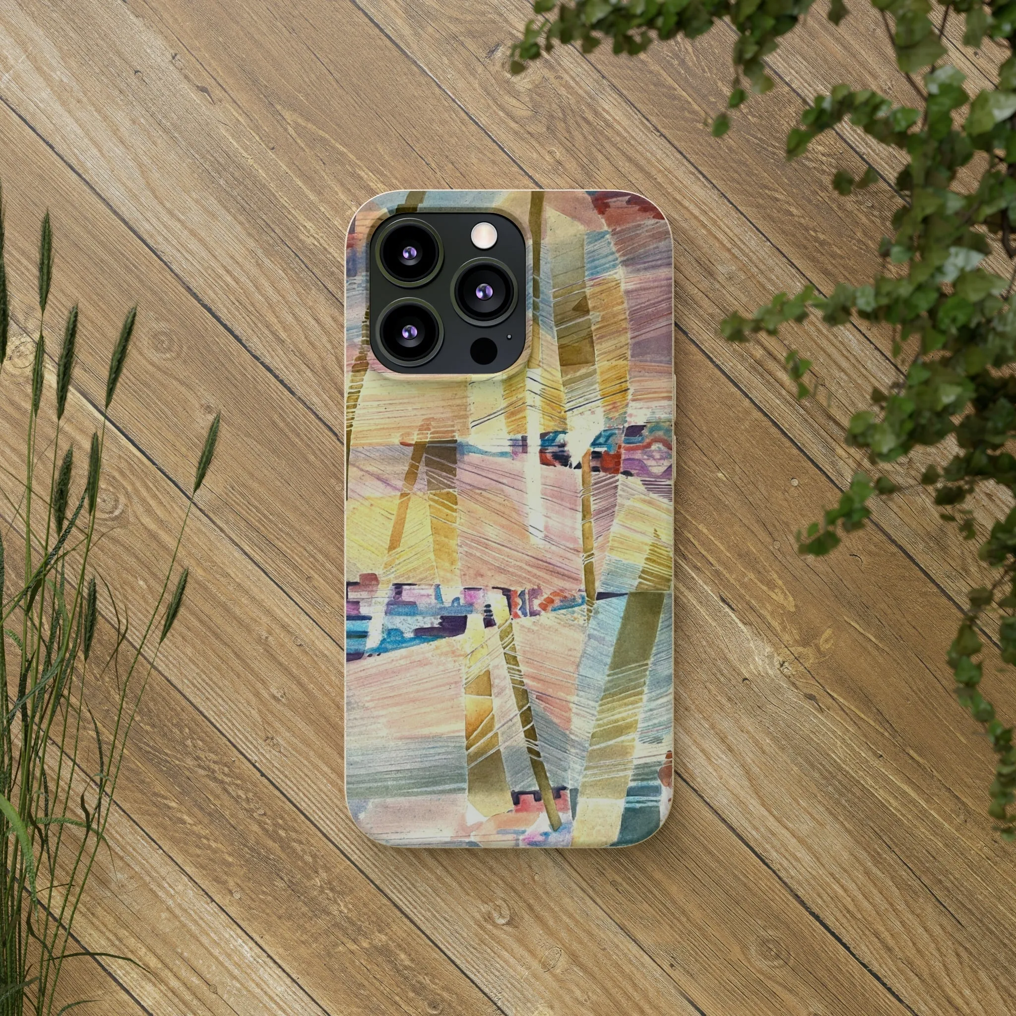 Biodegradable Phone Case with 'Loom Series' Abstract Original Artwork by Barbara Cleary