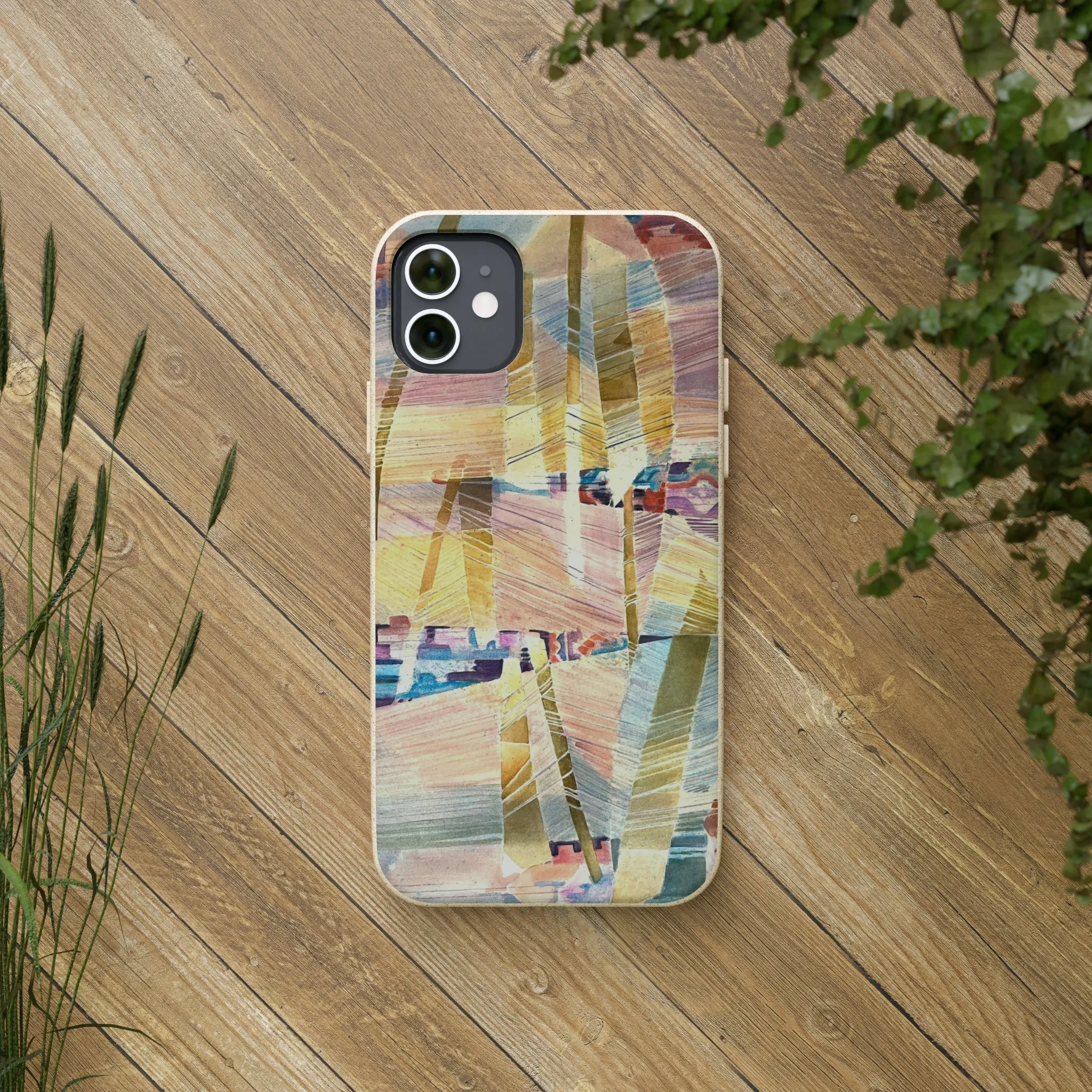 Biodegradable Phone Case with 'Loom Series' Abstract Original Artwork by Barbara Cleary