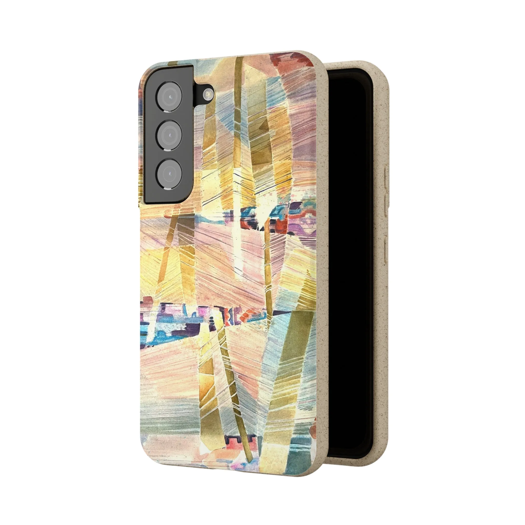 Biodegradable Phone Case with 'Loom Series' Abstract Original Artwork by Barbara Cleary