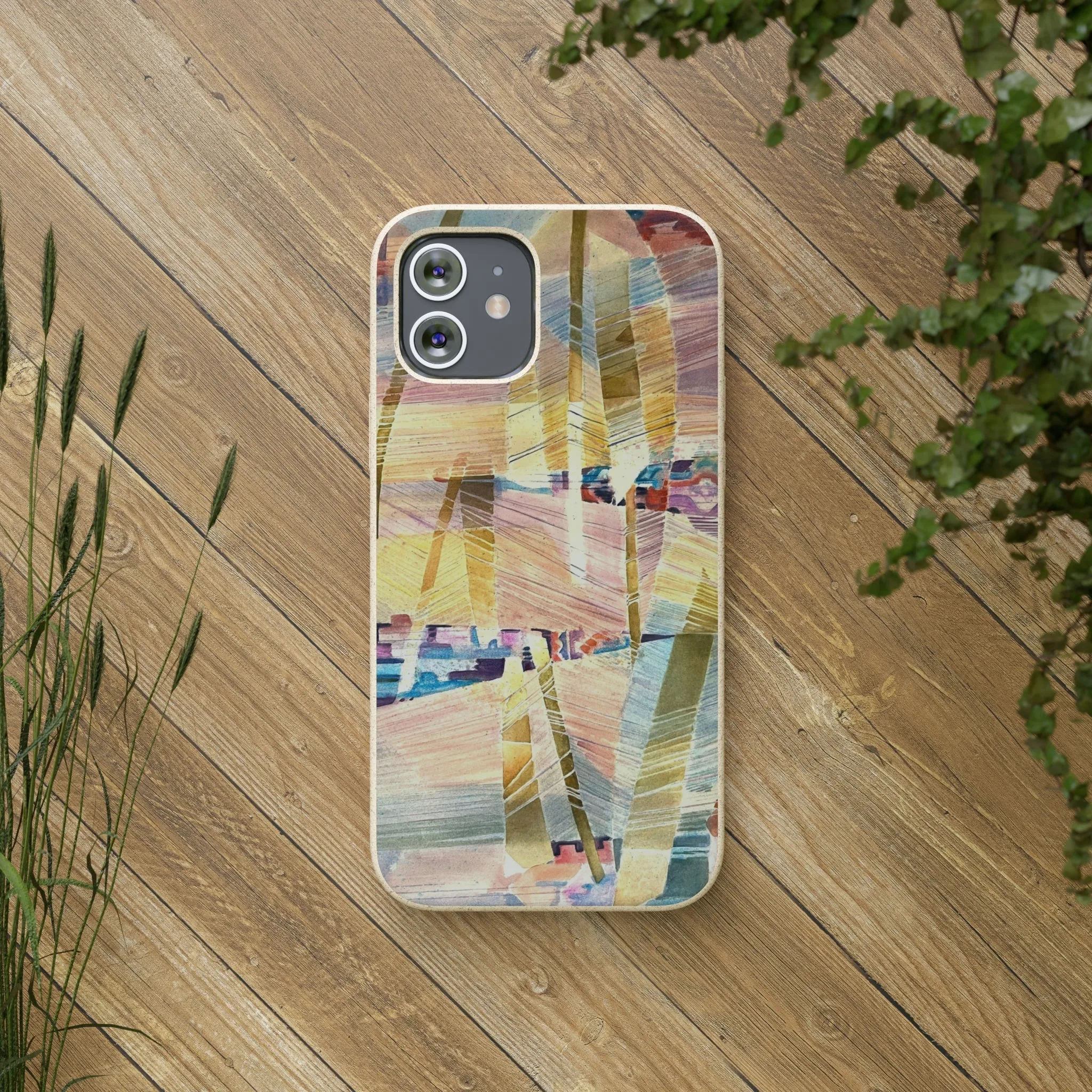 Biodegradable Phone Case with 'Loom Series' Abstract Original Artwork by Barbara Cleary