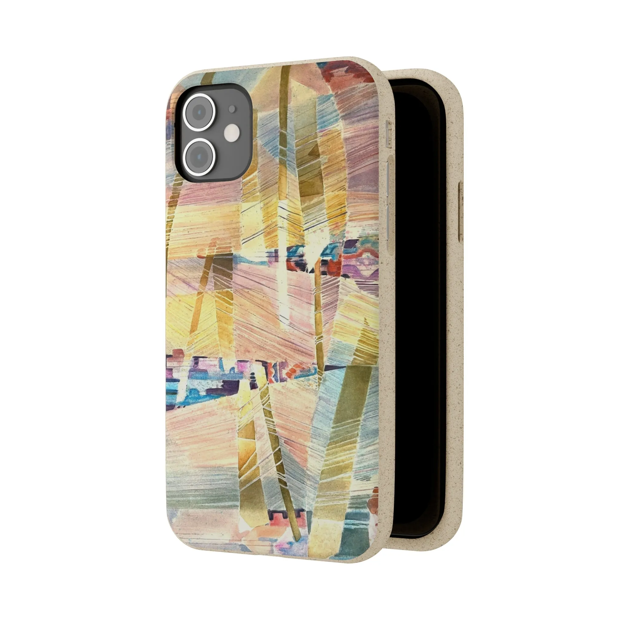 Biodegradable Phone Case with 'Loom Series' Abstract Original Artwork by Barbara Cleary