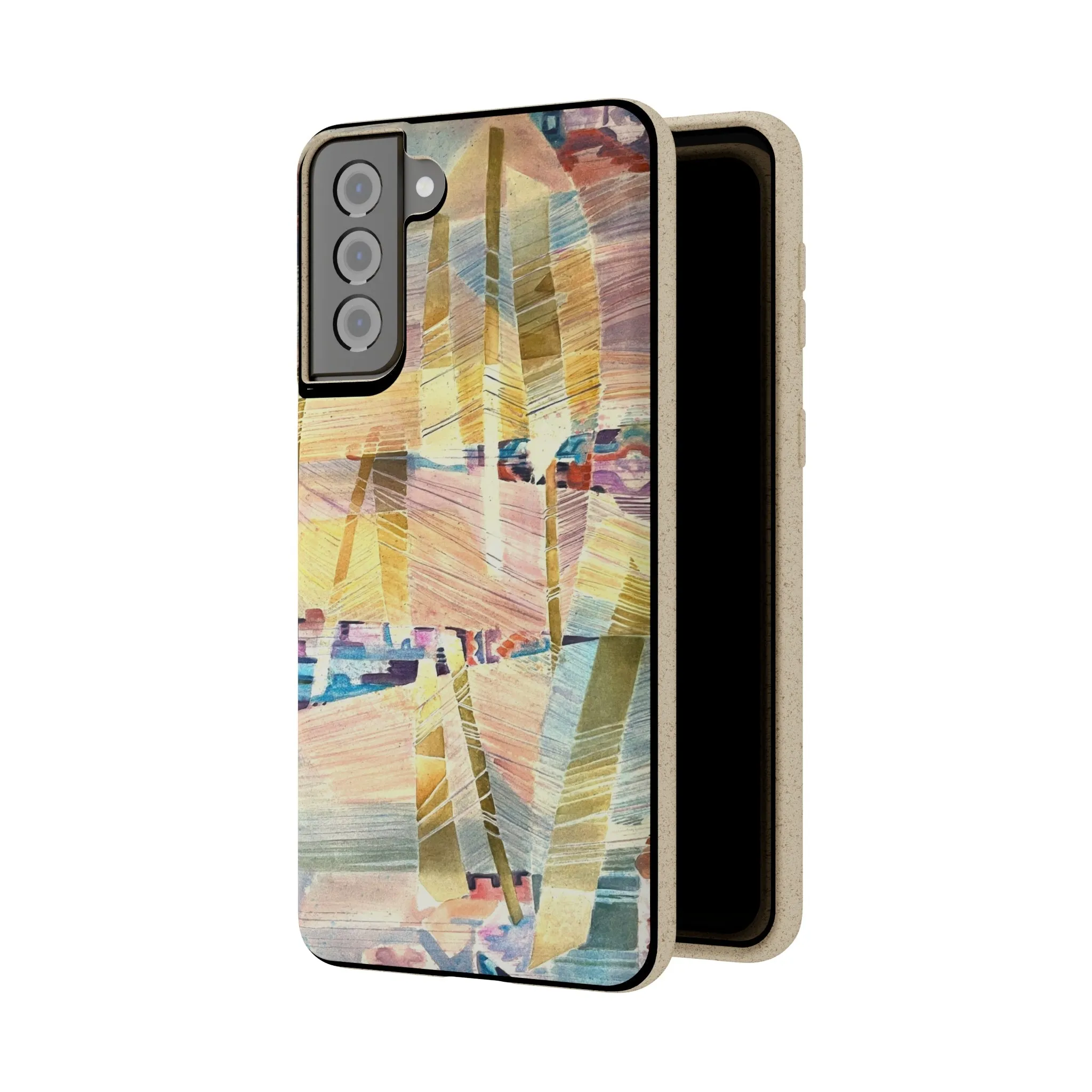 Biodegradable Phone Case with 'Loom Series' Abstract Original Artwork by Barbara Cleary