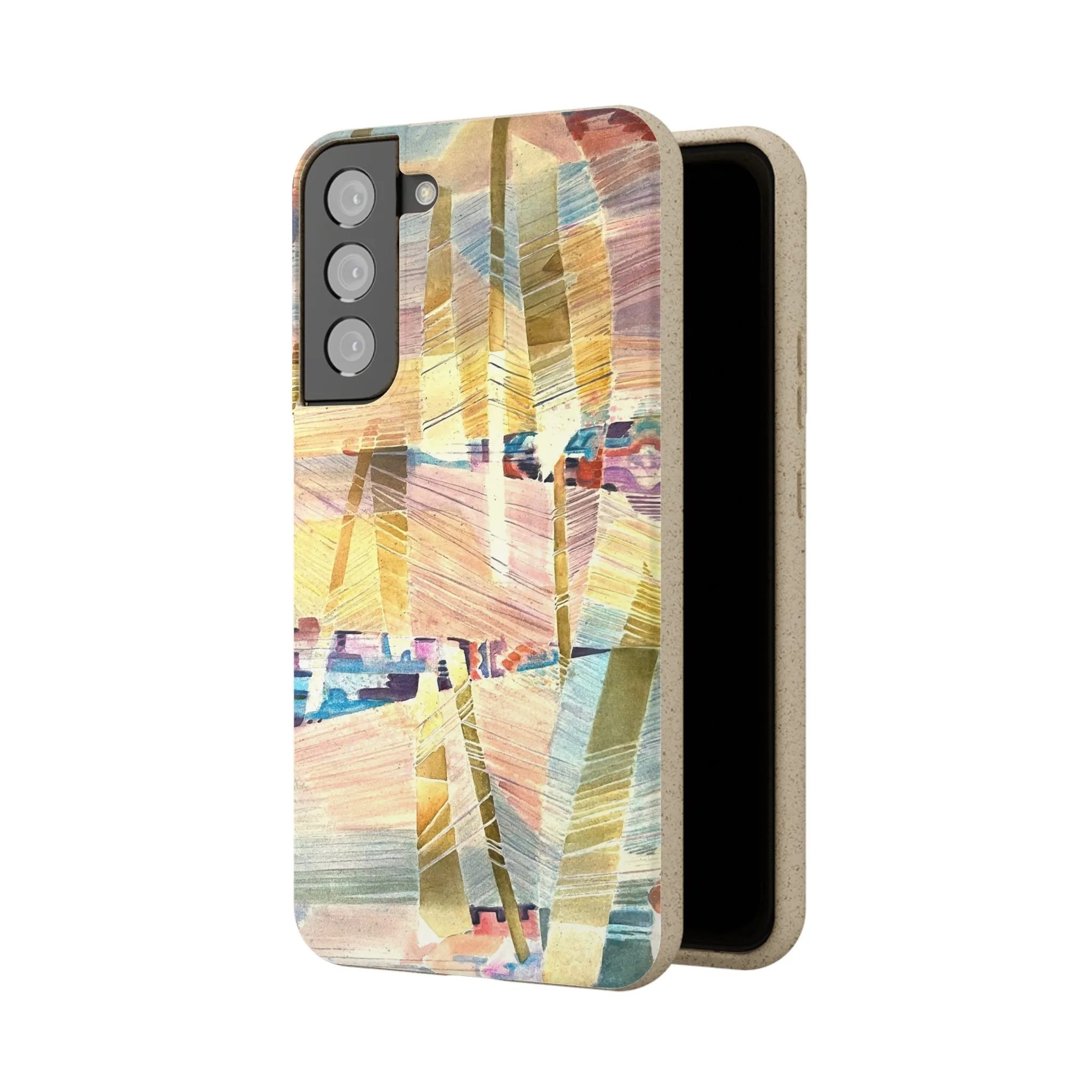 Biodegradable Phone Case with 'Loom Series' Abstract Original Artwork by Barbara Cleary