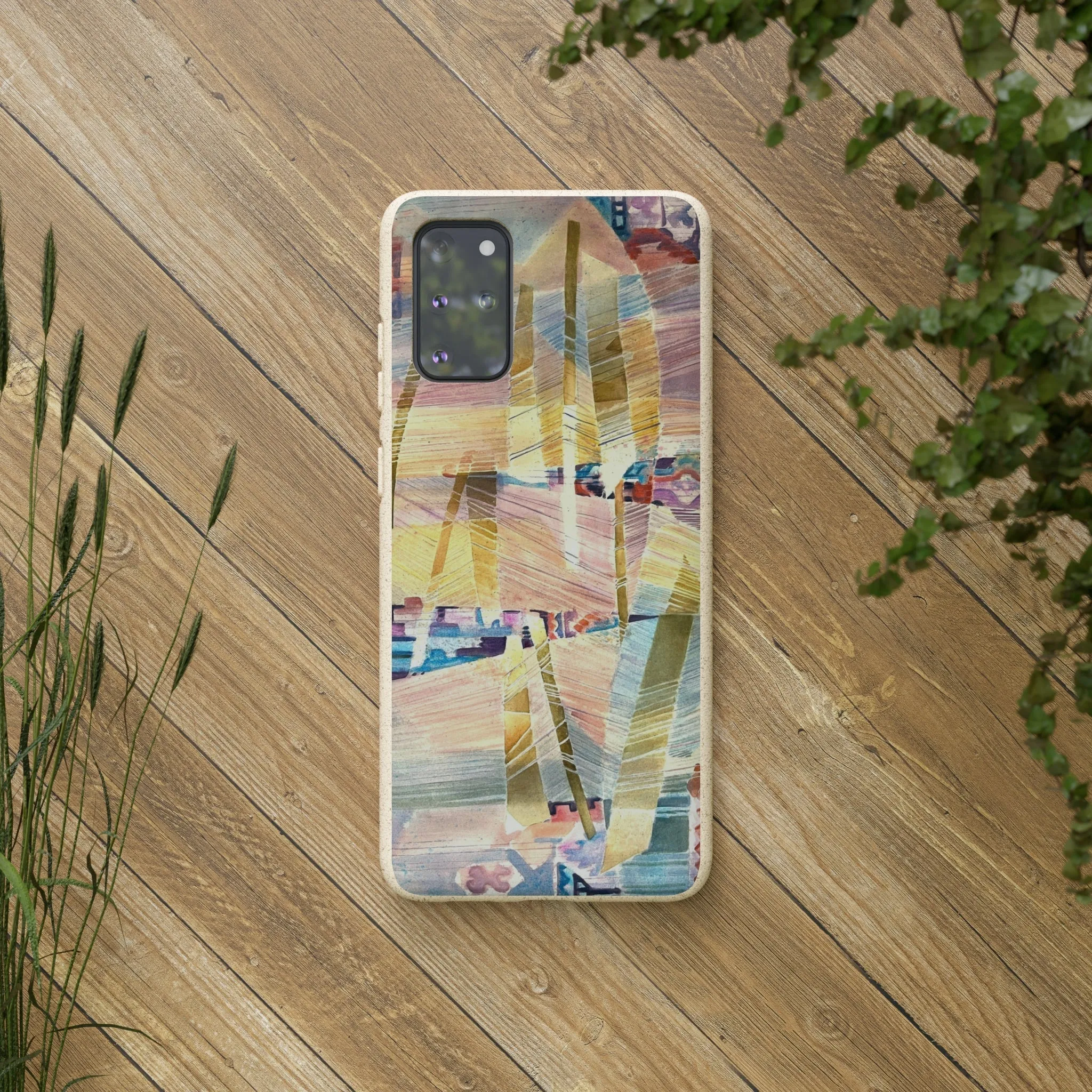 Biodegradable Phone Case with 'Loom Series' Abstract Original Artwork by Barbara Cleary