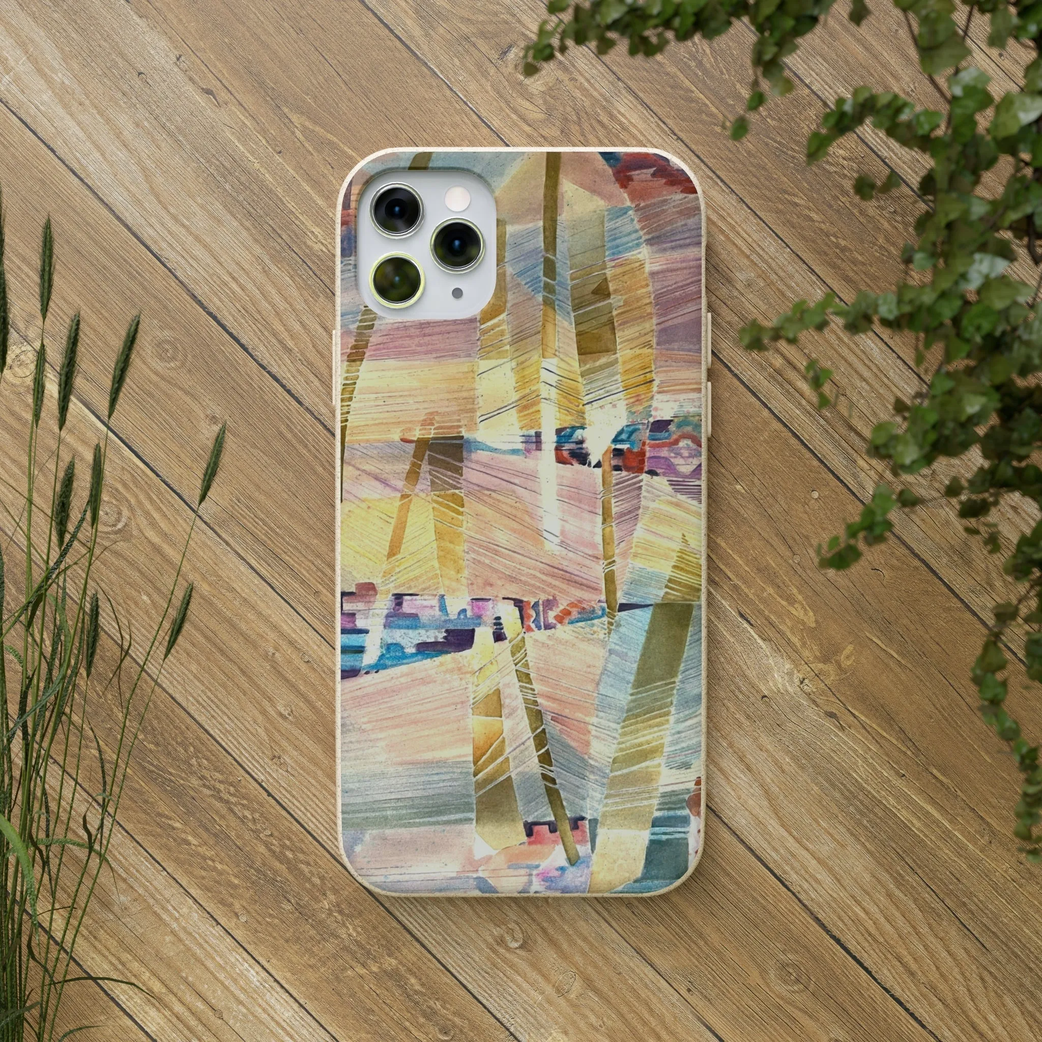 Biodegradable Phone Case with 'Loom Series' Abstract Original Artwork by Barbara Cleary