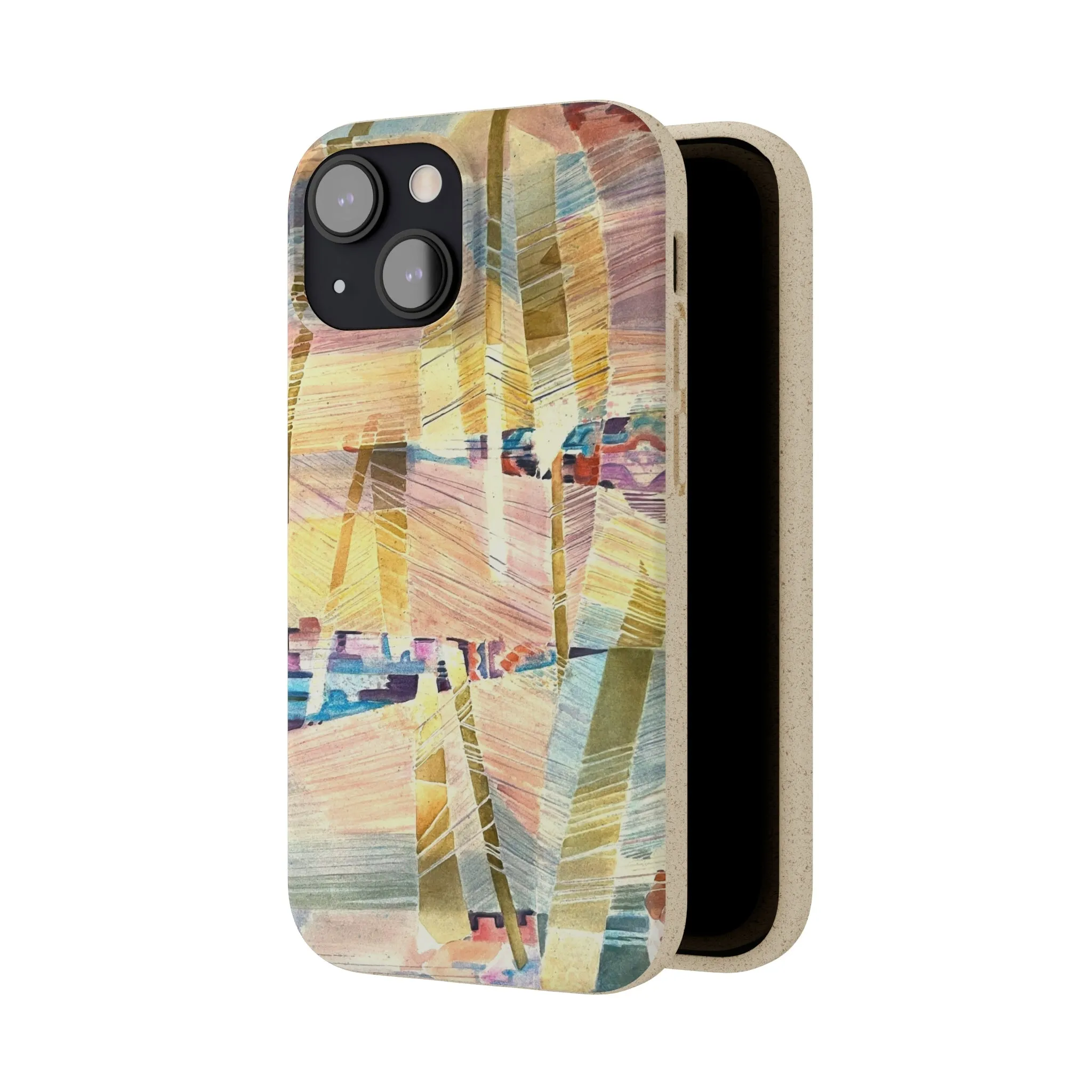 Biodegradable Phone Case with 'Loom Series' Abstract Original Artwork by Barbara Cleary
