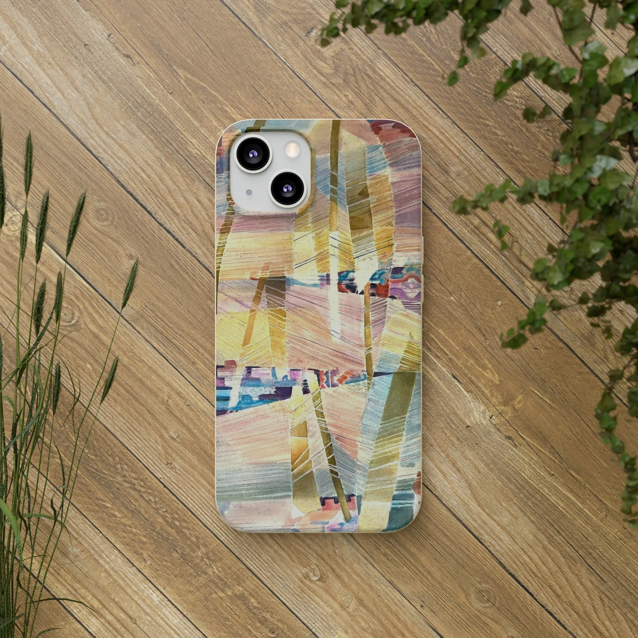 Biodegradable Phone Case with 'Loom Series' Abstract Original Artwork by Barbara Cleary