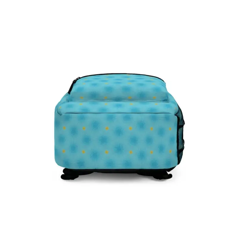 Blue Pattern Chic Backpack for Comfort