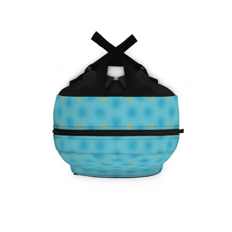 Blue Pattern Chic Backpack for Comfort