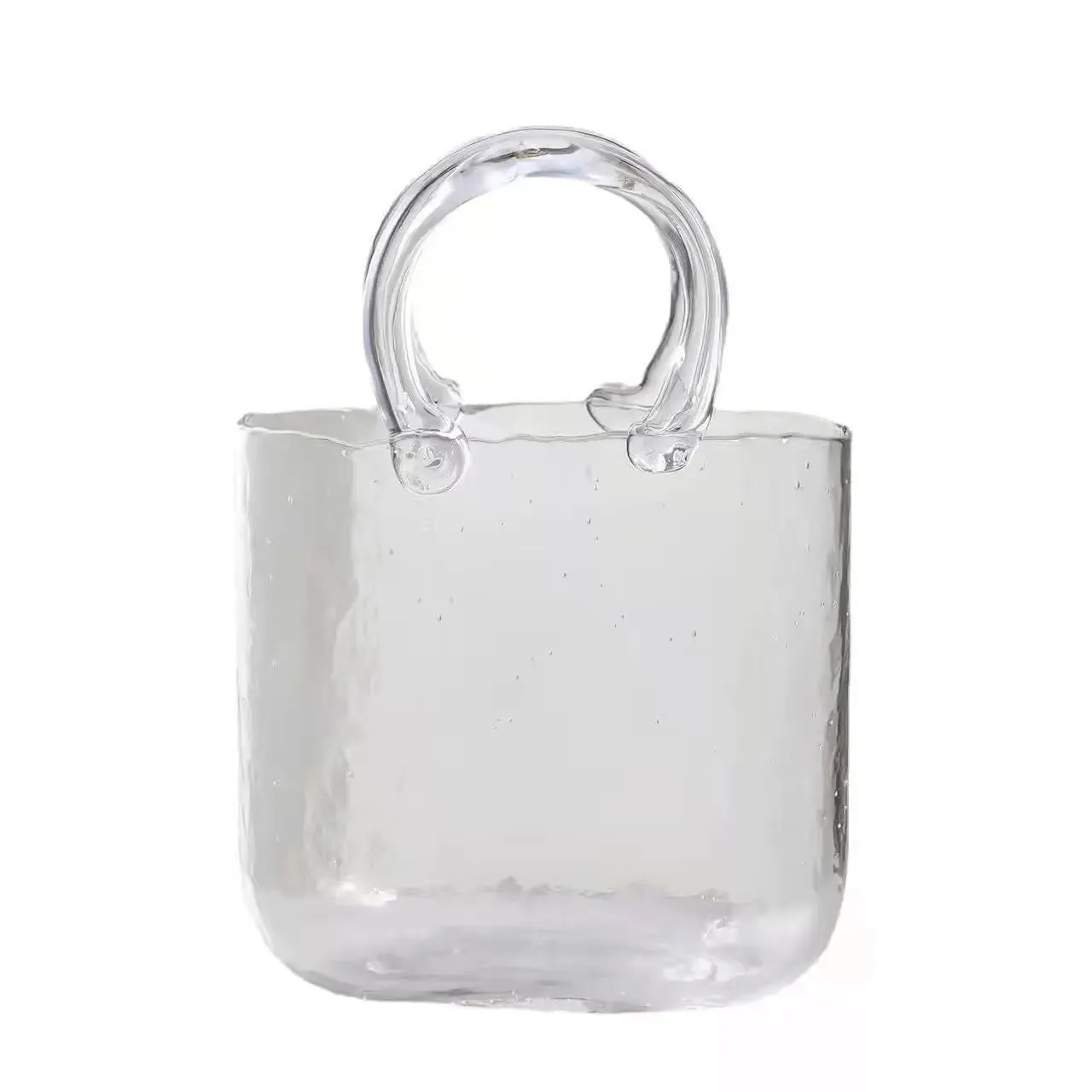 Bubble Handbag Glass Vase