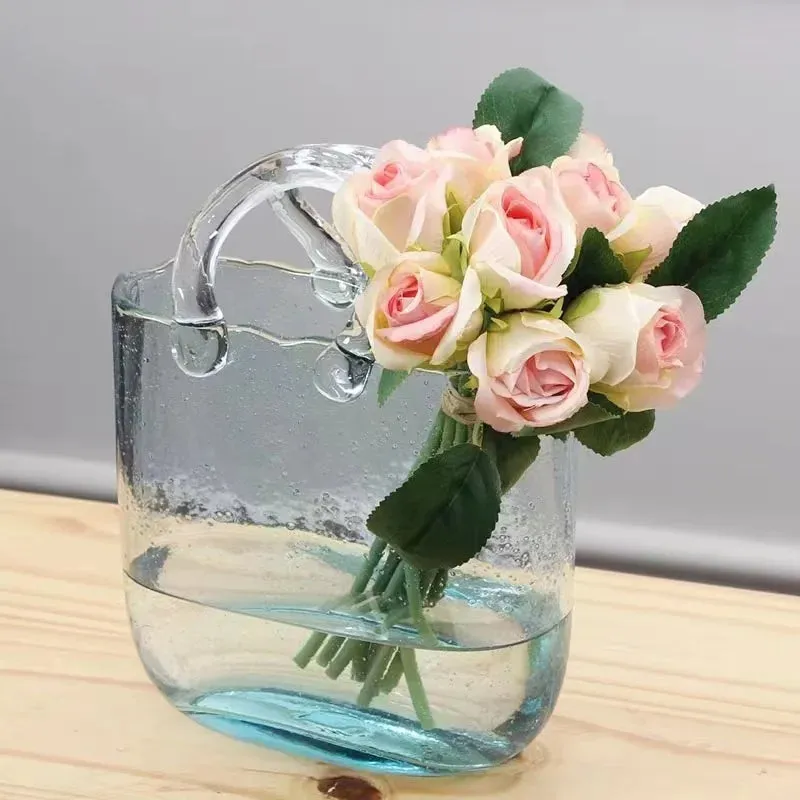 Bubble Handbag Glass Vase