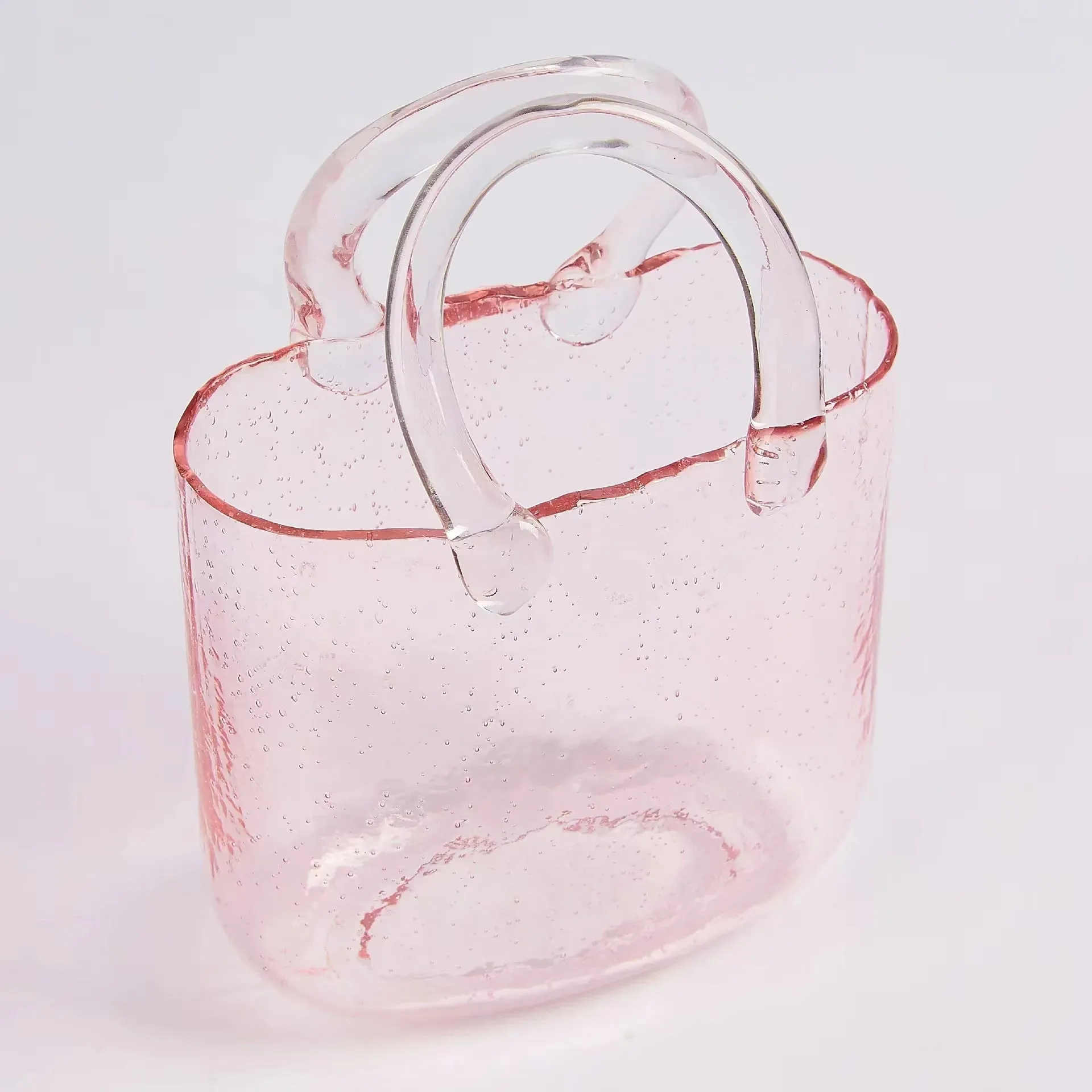 Bubble Handbag Glass Vase