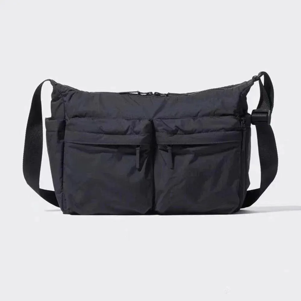 Casual Nylon Crossbody Messenger Bag - Unisex Large Multi-Pocket Shoulder Bag