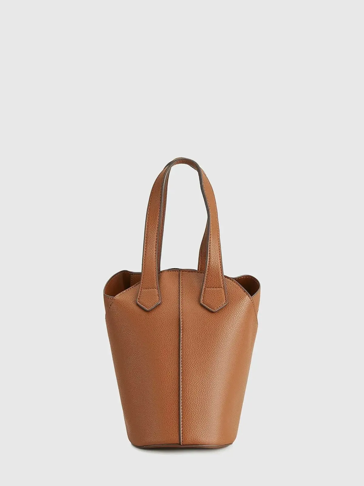 Clara | Structured Leather Tote Bag