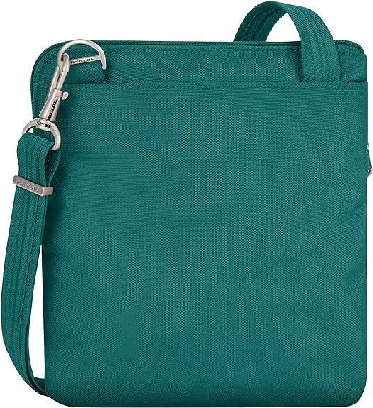Crossbody bag Travelon Anti-theft Classic Slim Dbl Zip, green