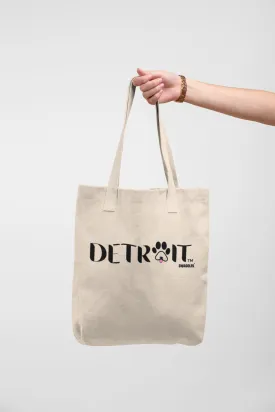 Detroit Pink Tongue - Organic Cotton Tote Bag