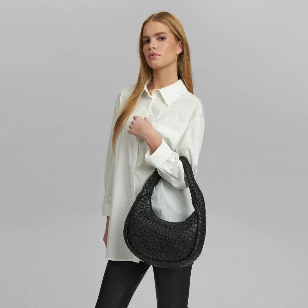 Elegant skuldertaske / 16462 - Black (Nero)
