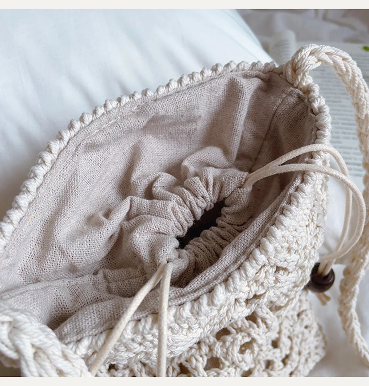 Elena Handbags Handmade Crochet Crossbody Purse