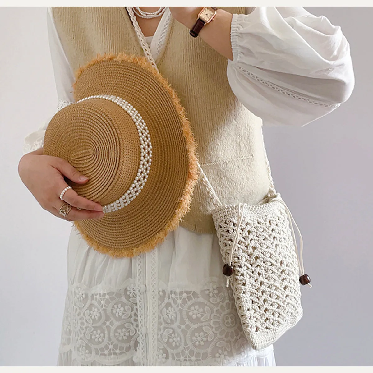 Elena Handbags Handmade Crochet Crossbody Purse