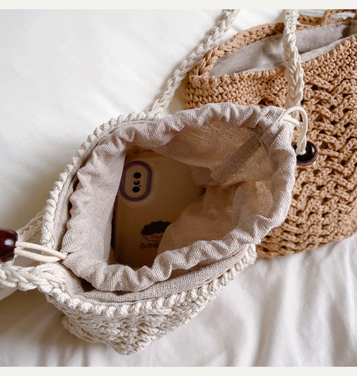 Elena Handbags Handmade Crochet Crossbody Purse