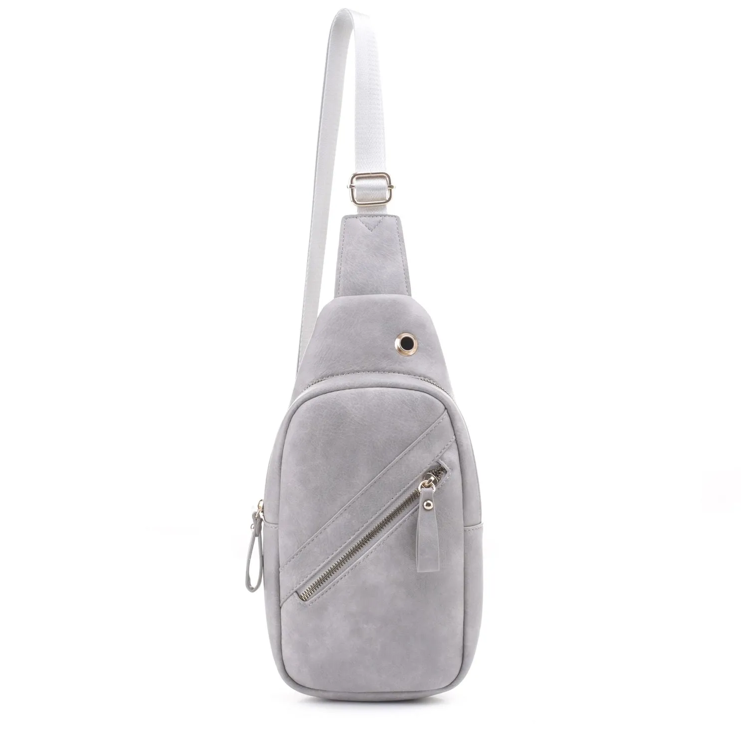 Elsa Vegan Leather Sling Crossbody Bag