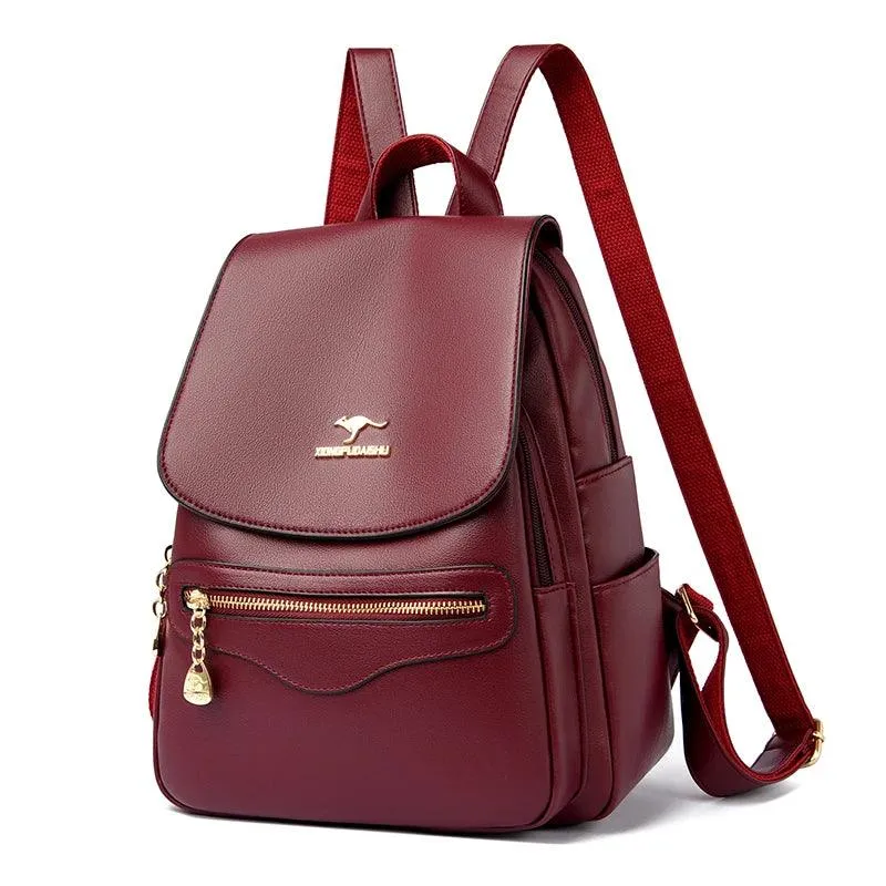 Fashion Backpack for Women –Stylish Large Soft Leather Designer Rucksack
