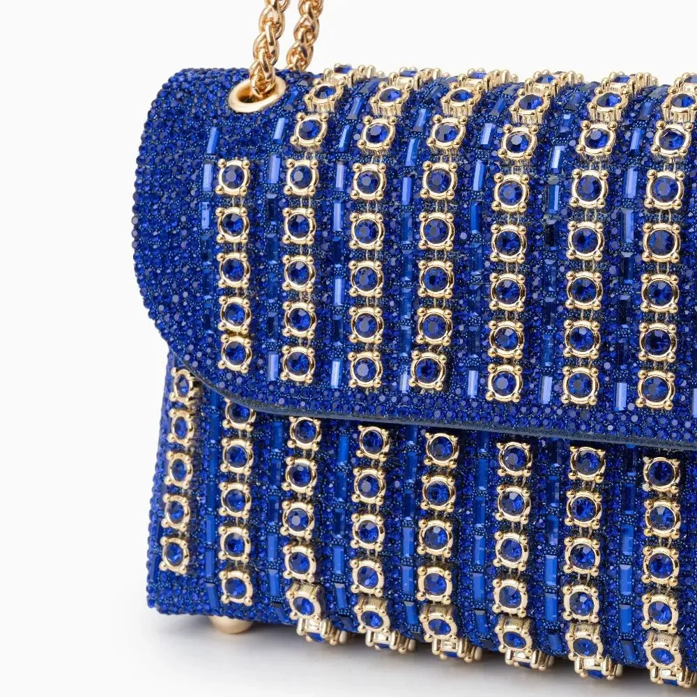Grace | Luxurious Clutch Bag with Gold Accents for Elegant Evenings
