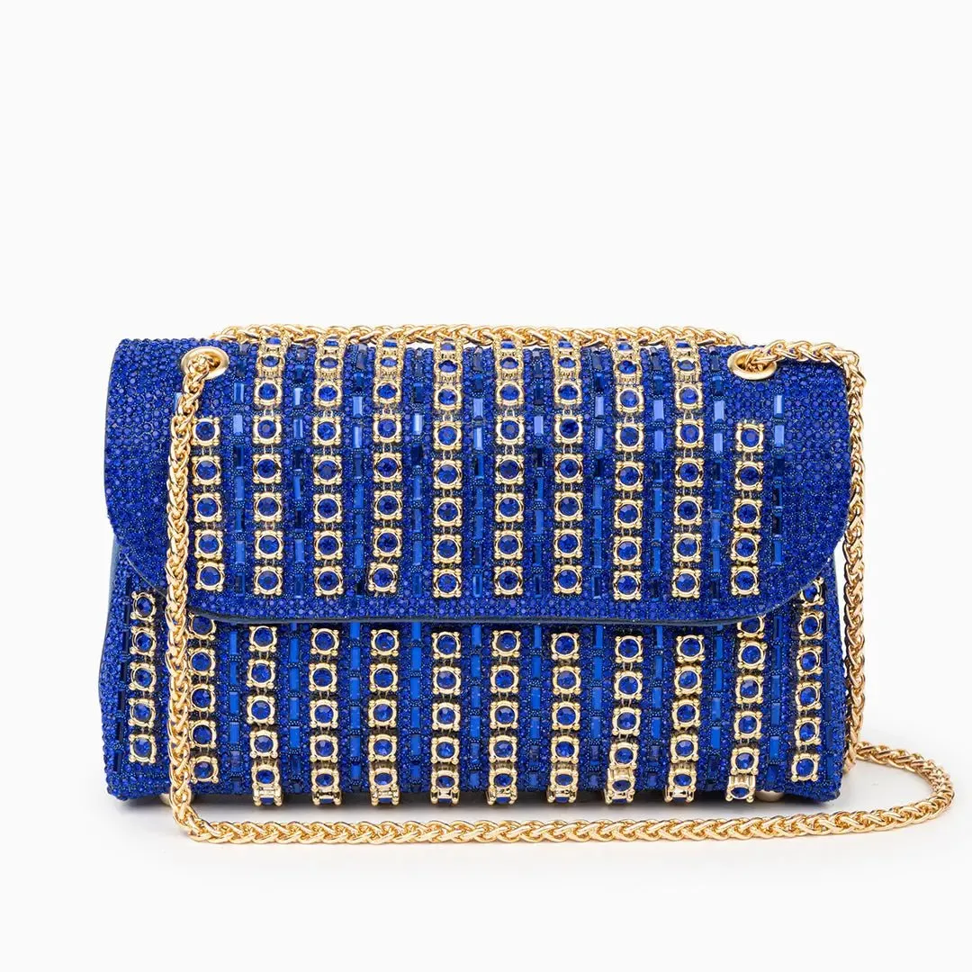 Grace | Luxurious Clutch Bag with Gold Accents for Elegant Evenings