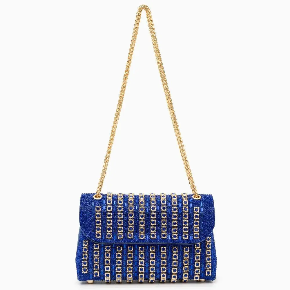 Grace | Luxurious Clutch Bag with Gold Accents for Elegant Evenings