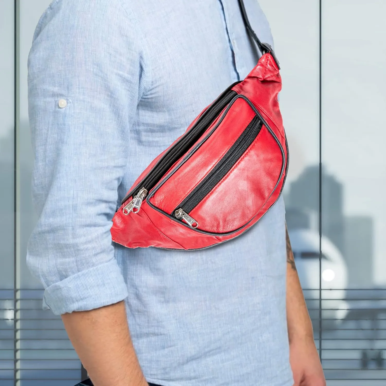 Harold - Leather Crossbody Bag