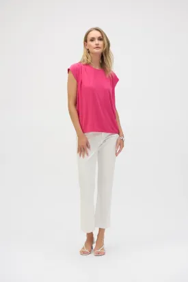 Joseph Ribkoff Ladies Geranium Silky Knit  SS Straight Top