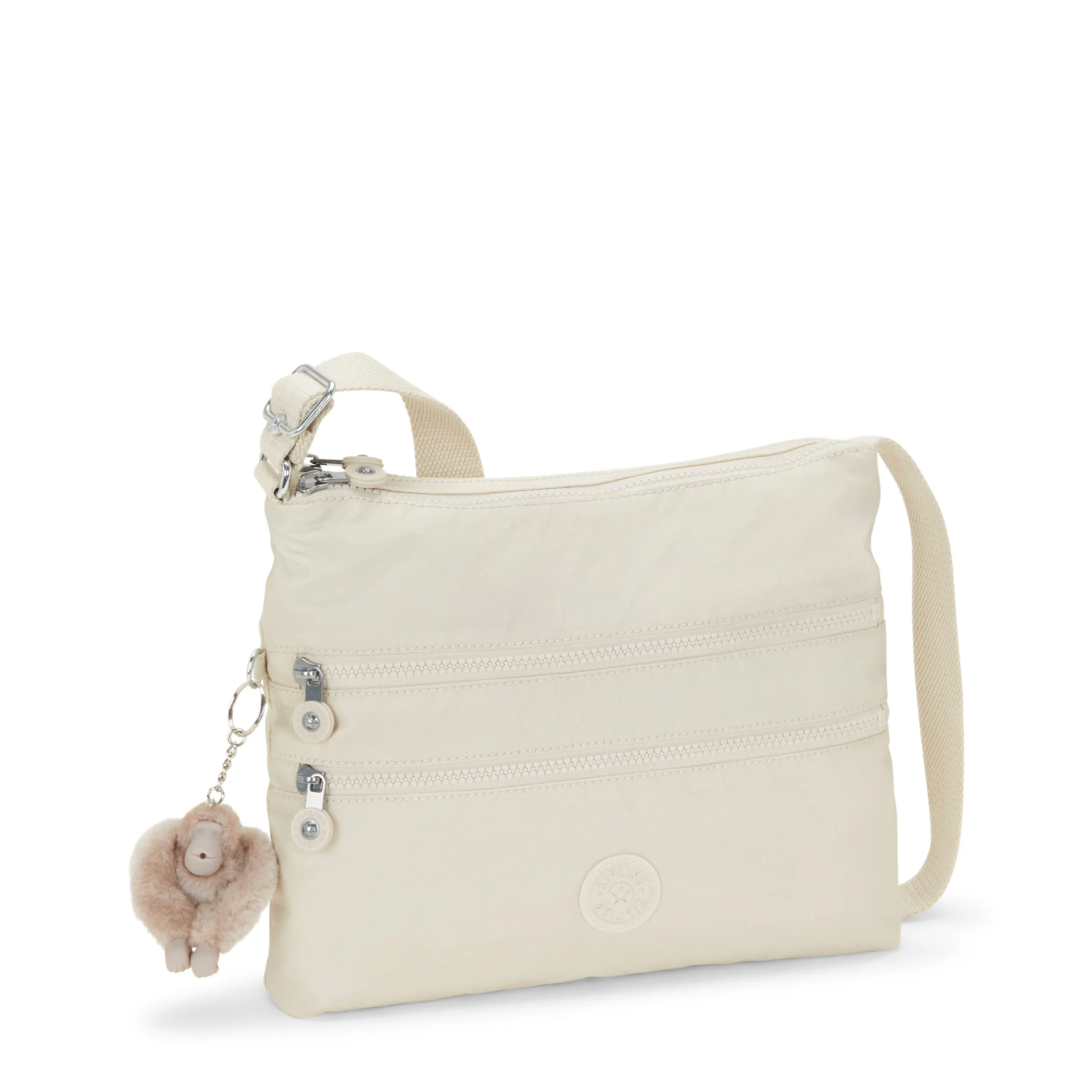 Kipling Alvar Beige Pearl Medium Crossbody Bag C212472-3KA