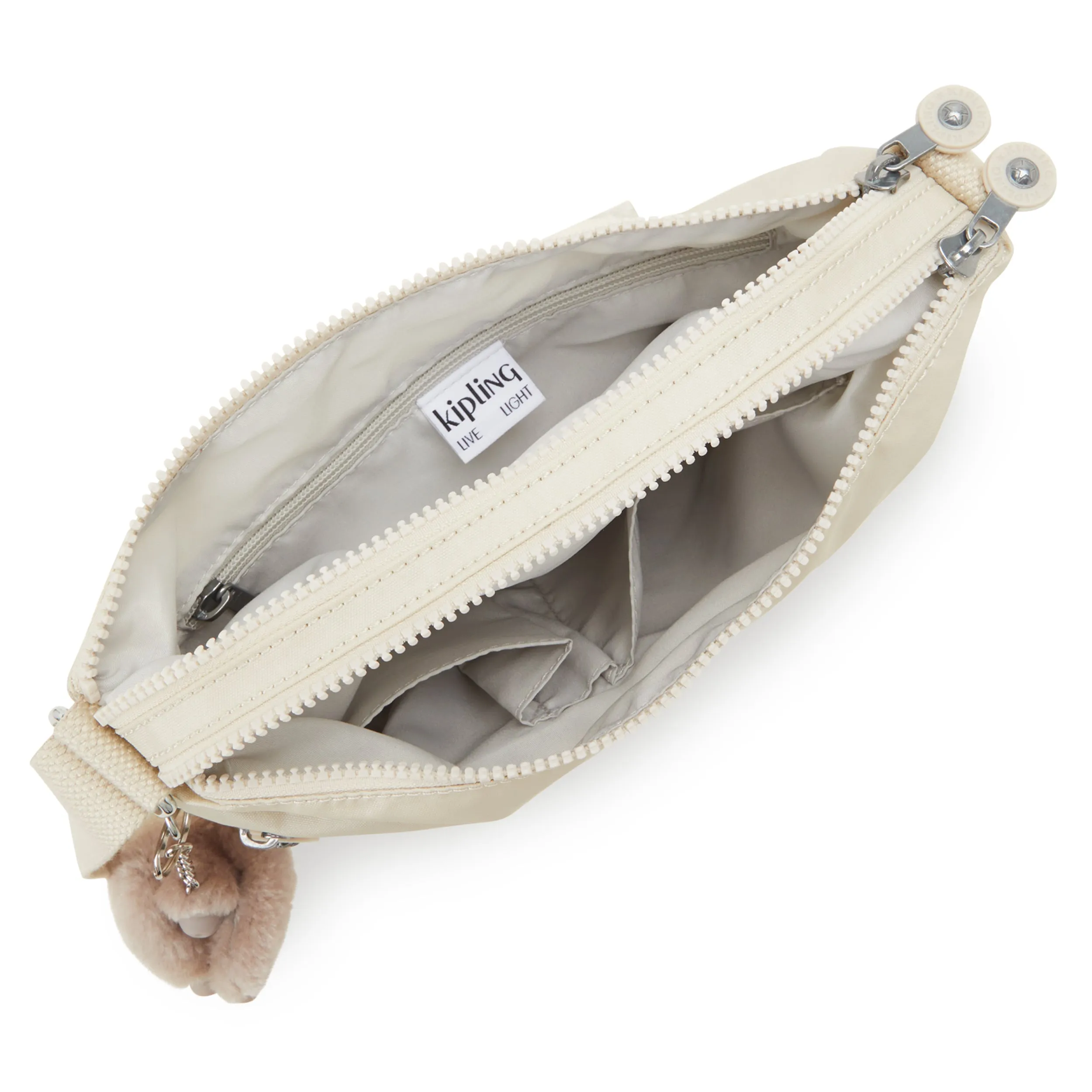 Kipling Alvar Beige Pearl Medium Crossbody Bag C212472-3KA
