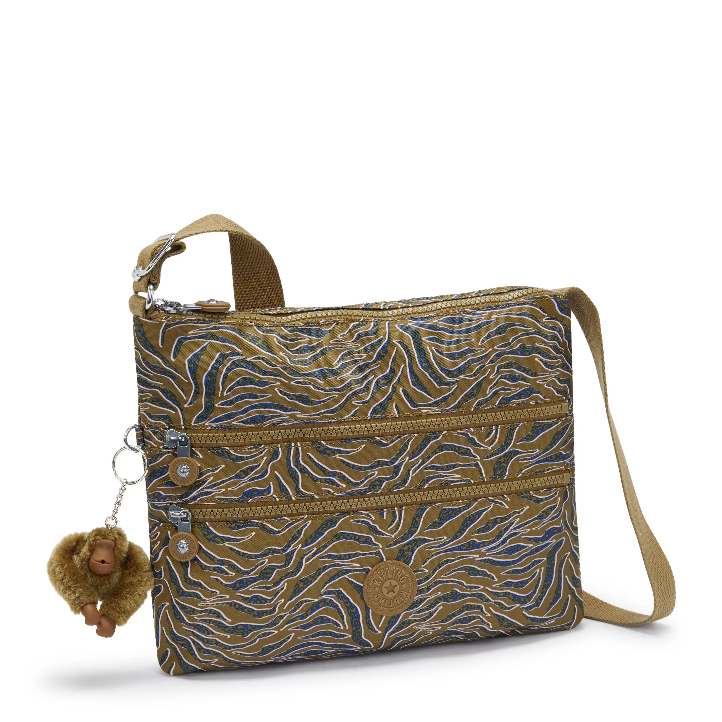 Kipling Alvar Undersea Leaves Medium Crossbody Bag I3066-1PR