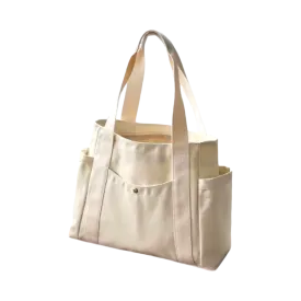 LARGE BAG Totebag Style | Beige Canvas