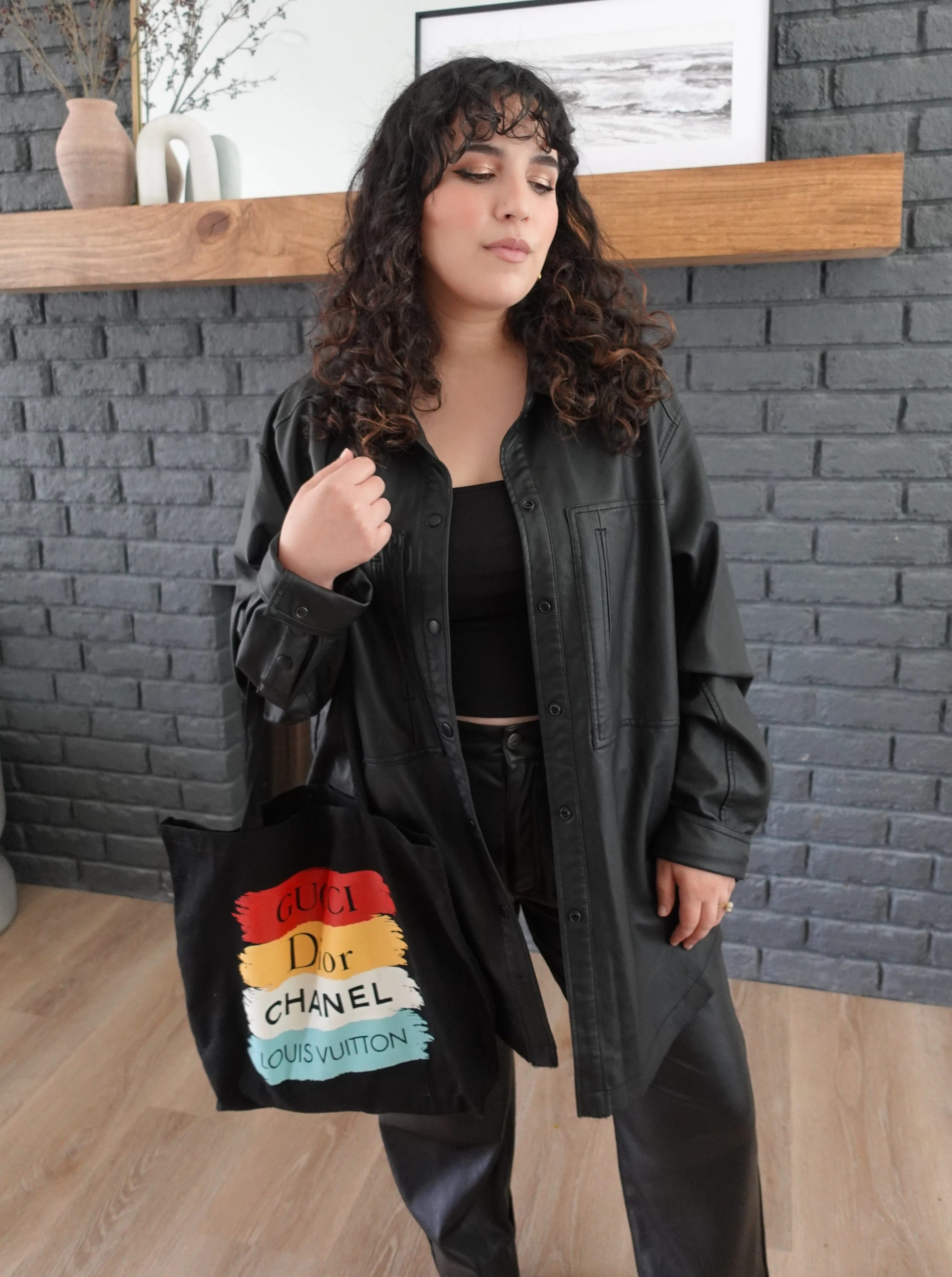 LAYLA TOTE BAG IN BLACK