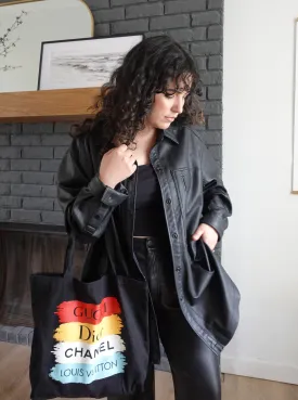 LAYLA TOTE BAG IN BLACK