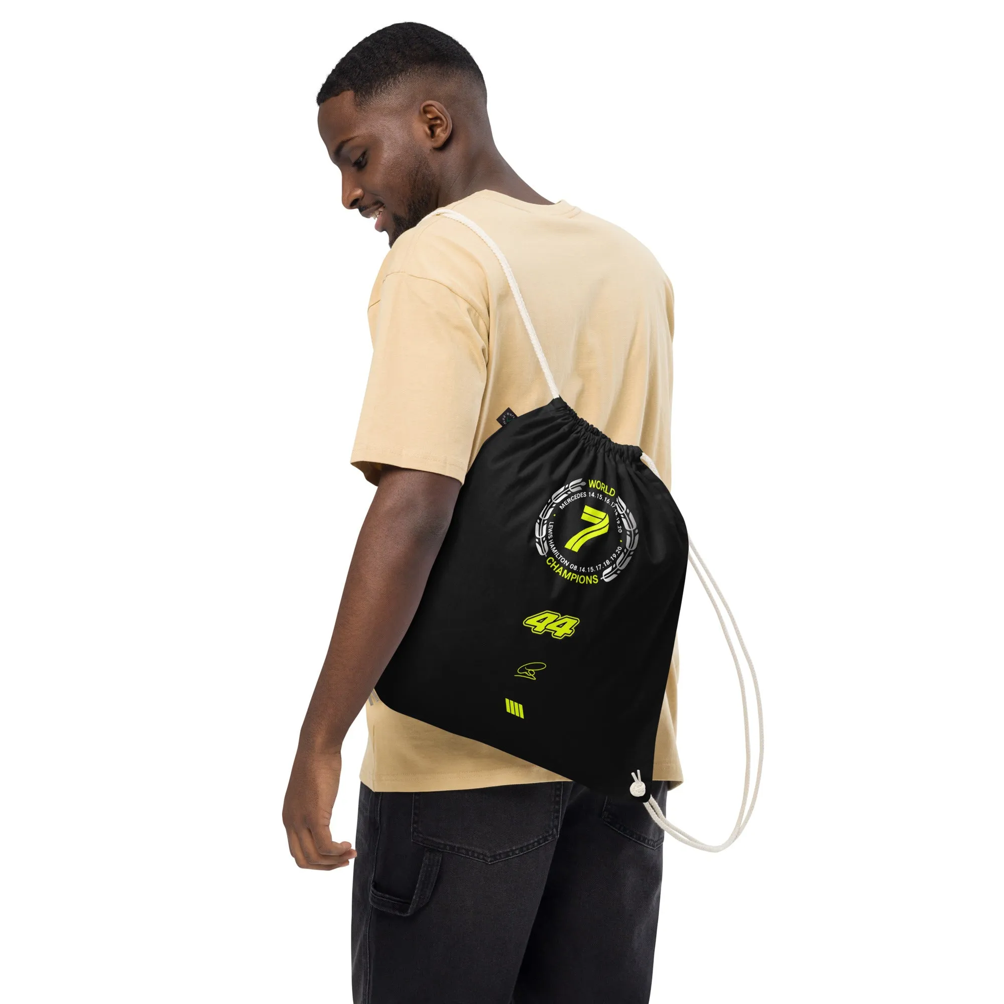 LH44 Champion Organic cotton drawstring bag