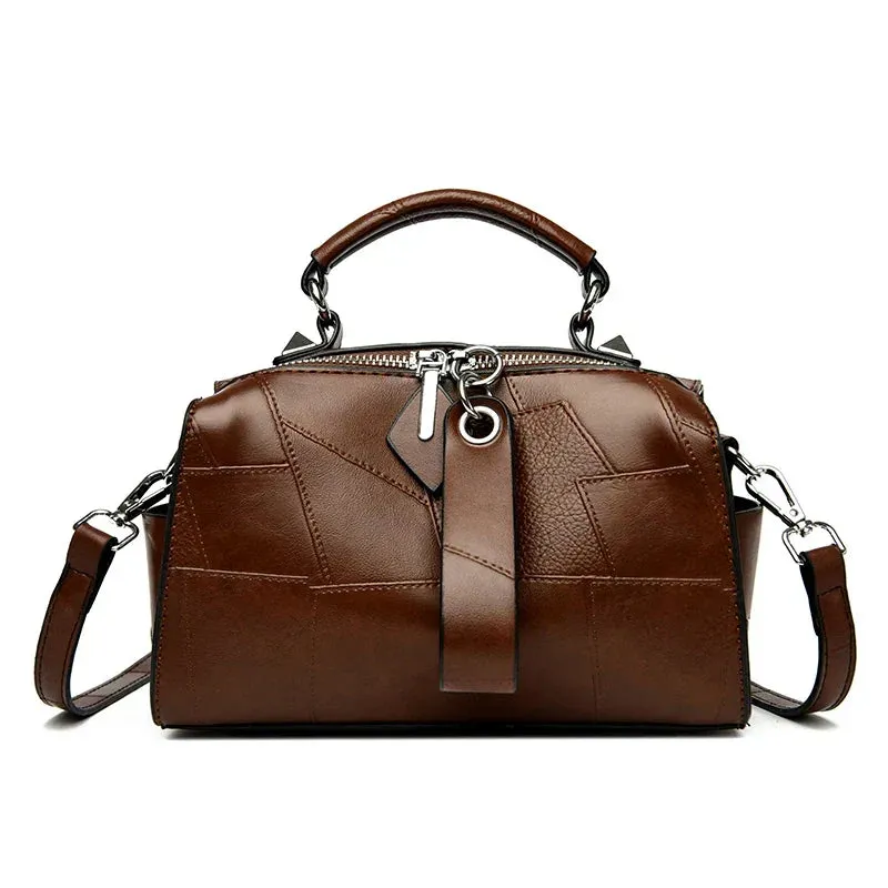 Luxe Aura Leather Handbag - Elegant & Versatile